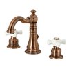Kingston Brass Widespread Bathroom Faucet, Antique Copper FSC197PXAC
